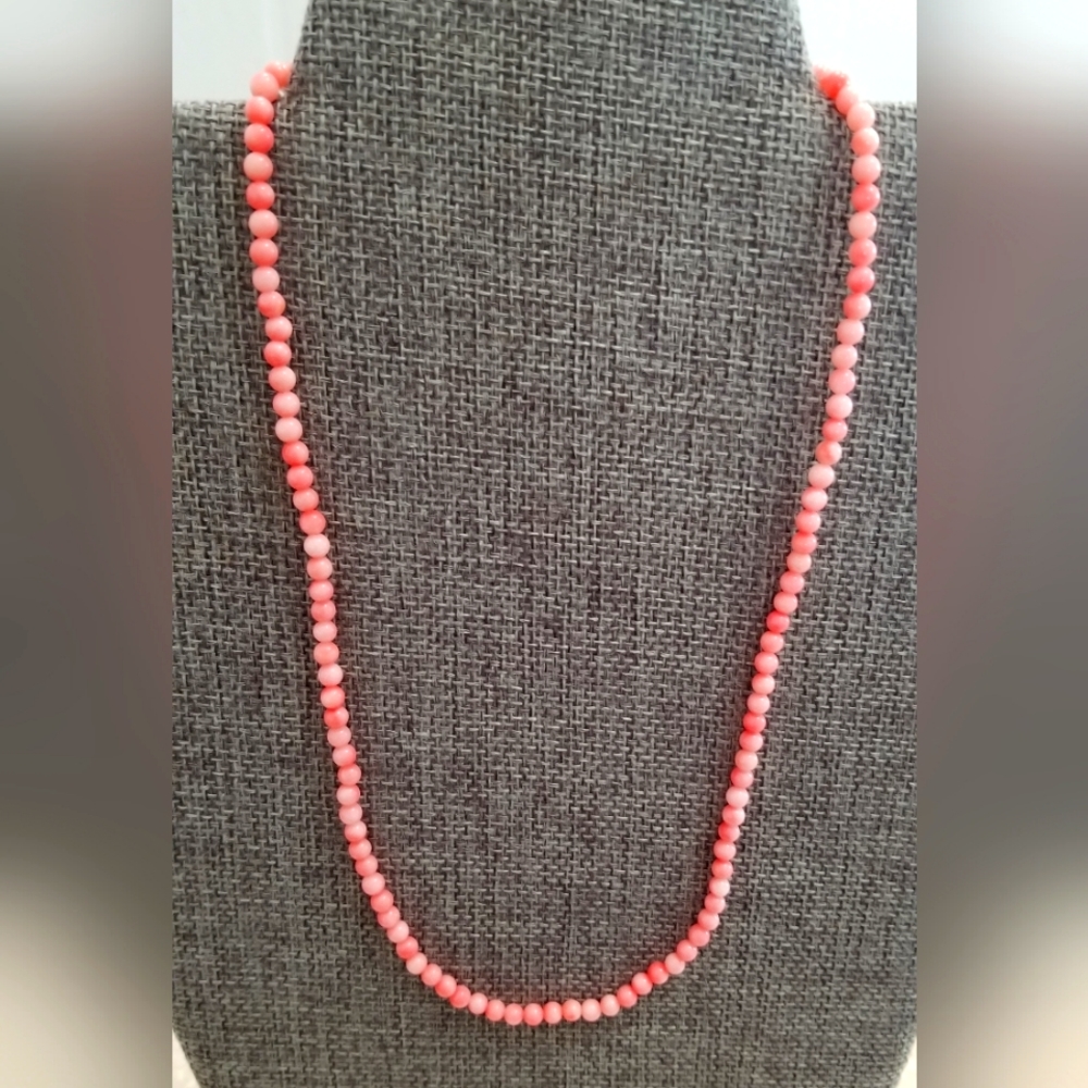 Salmon Coral Necklace